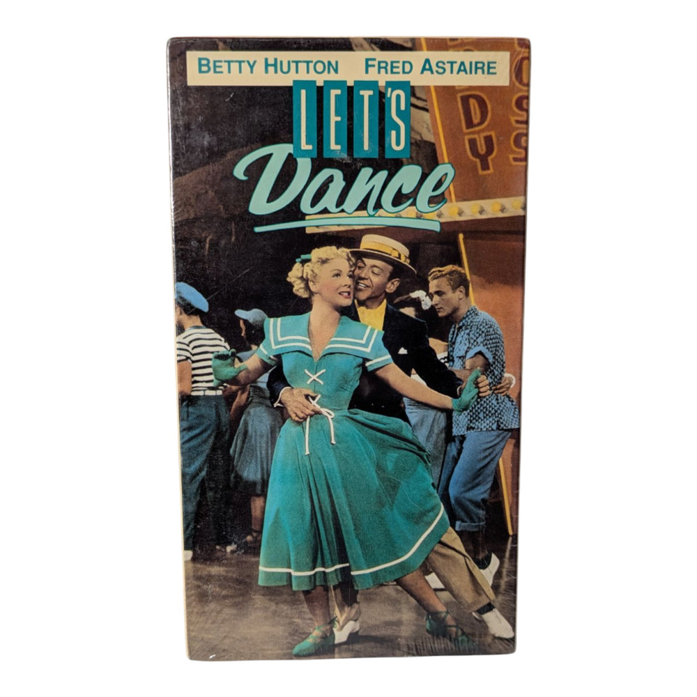 VHS -1950 Musical Film "Let's Dance" Starring Fred Astaire and Betty Hutton- New